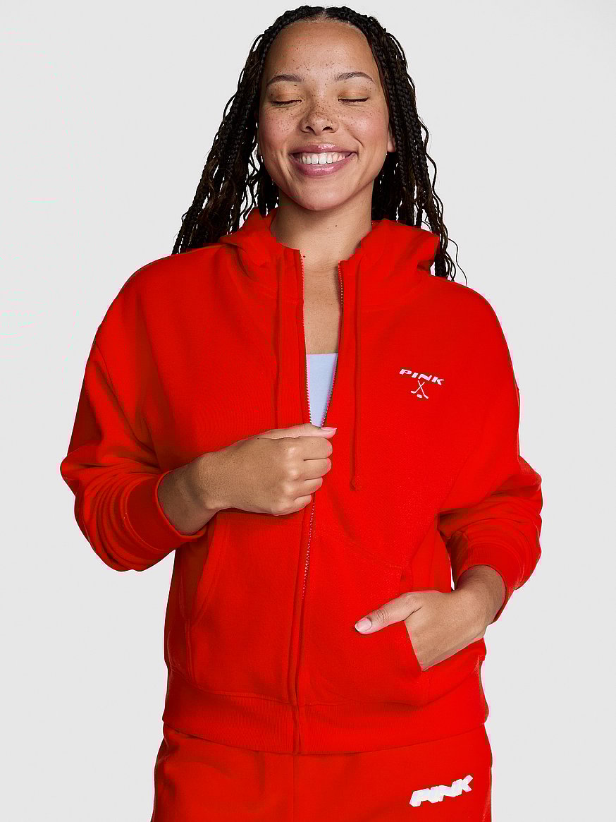 Ivy Fleece Campus Full-Zip Hoodie
