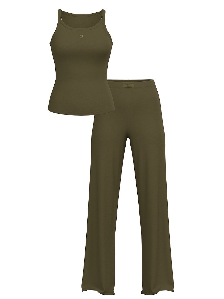 Ribbed Modal Cami & Pants Set