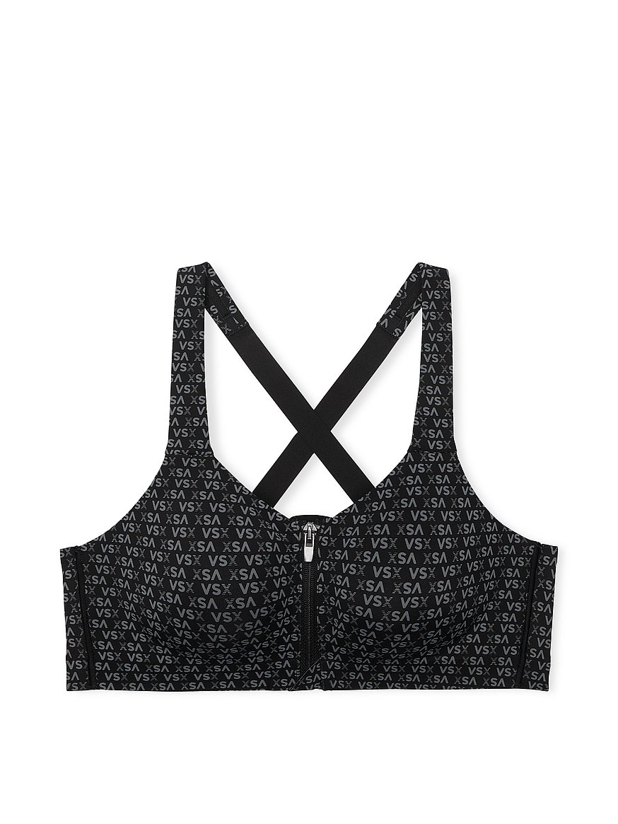 Victoria's Secret Knockout Front Close Sports Bra - Underwire, High Support, Racerback, NWT