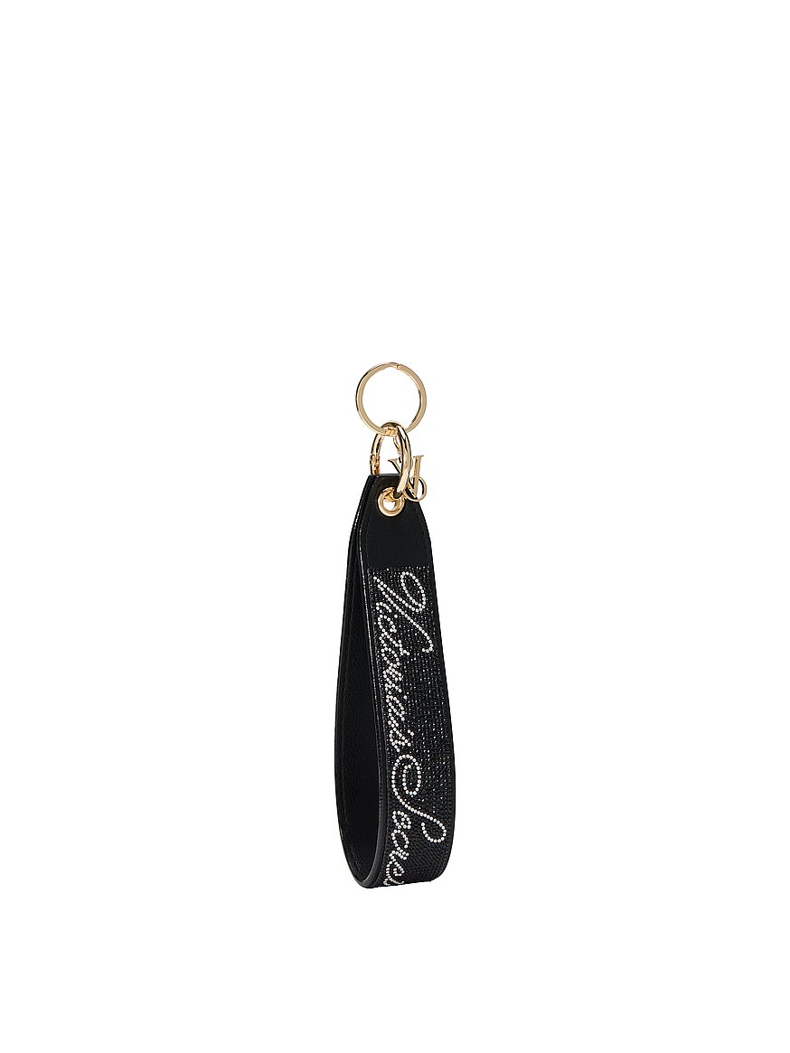 Buy Wristlet Strap Keychain, Black Logo - Order Small Accessories online - Victoria's Secret US