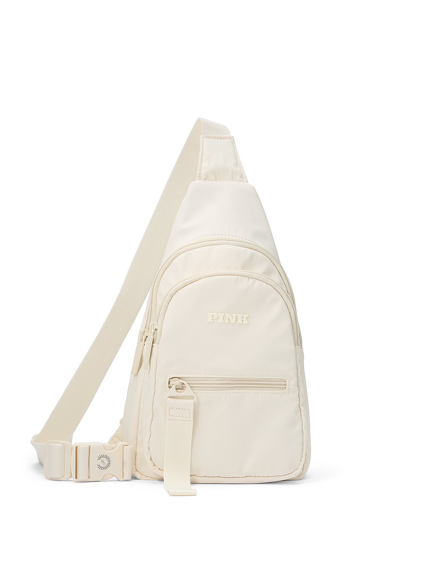 Buy Nylon Sling Backpack, White Shell - Order Bags online  display picture 1
