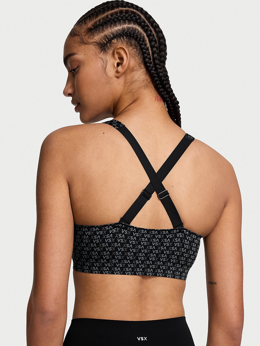 Buy VSX Knockout™ Front-Close Sports Bra, Black Vsx Logo - Order