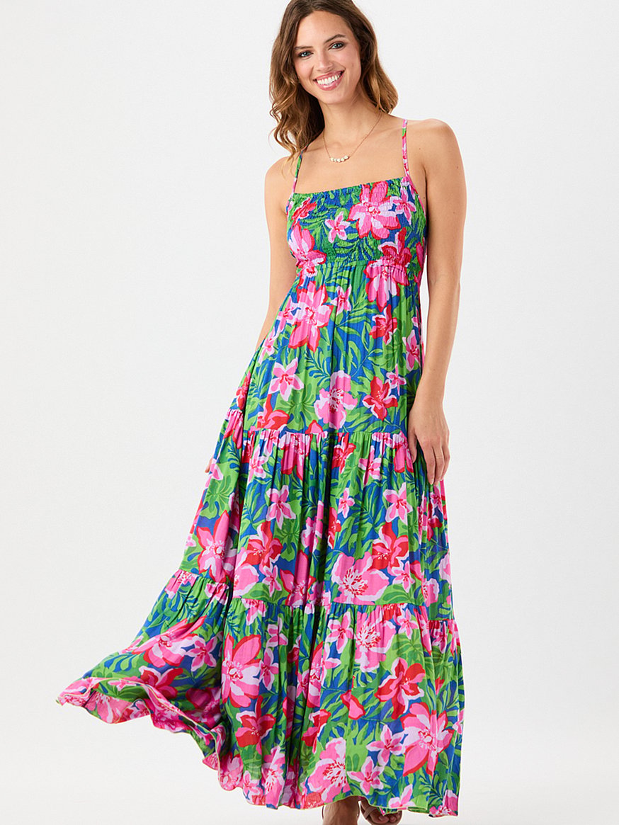 Buy Kailani Maxi Dress, Honduras Blue - Order Dresses online - Victoria's  Secret US
