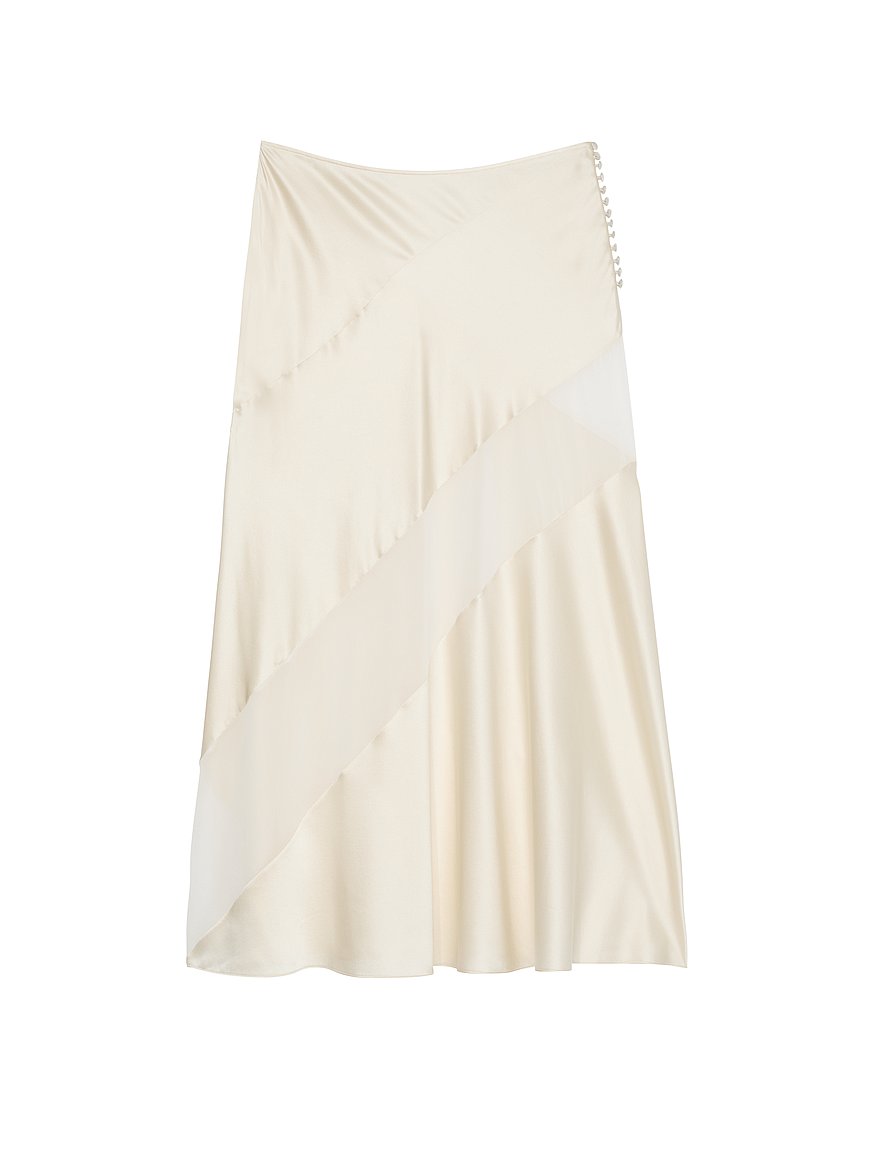 Atelier Victoria's Secret X Altuzarra Satin Bias-Cut Skirt