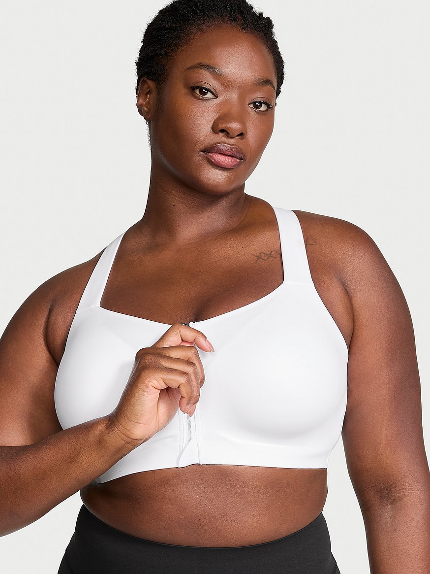Buy VSX Knockout™ Front-Close Sports Bra, Vs White - Order Sport