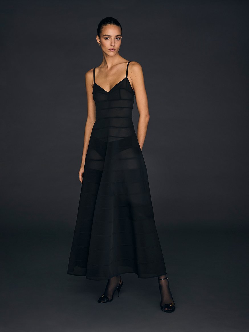 atelier victoria's secret x altuzarra sheer paneled mesh dress Victoria's Secret reveals designer collaboration with Altuzarra  Duty Free  Hunter