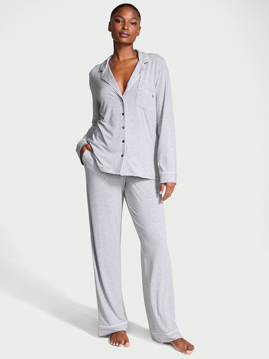Modal Soft Long Pajama Set