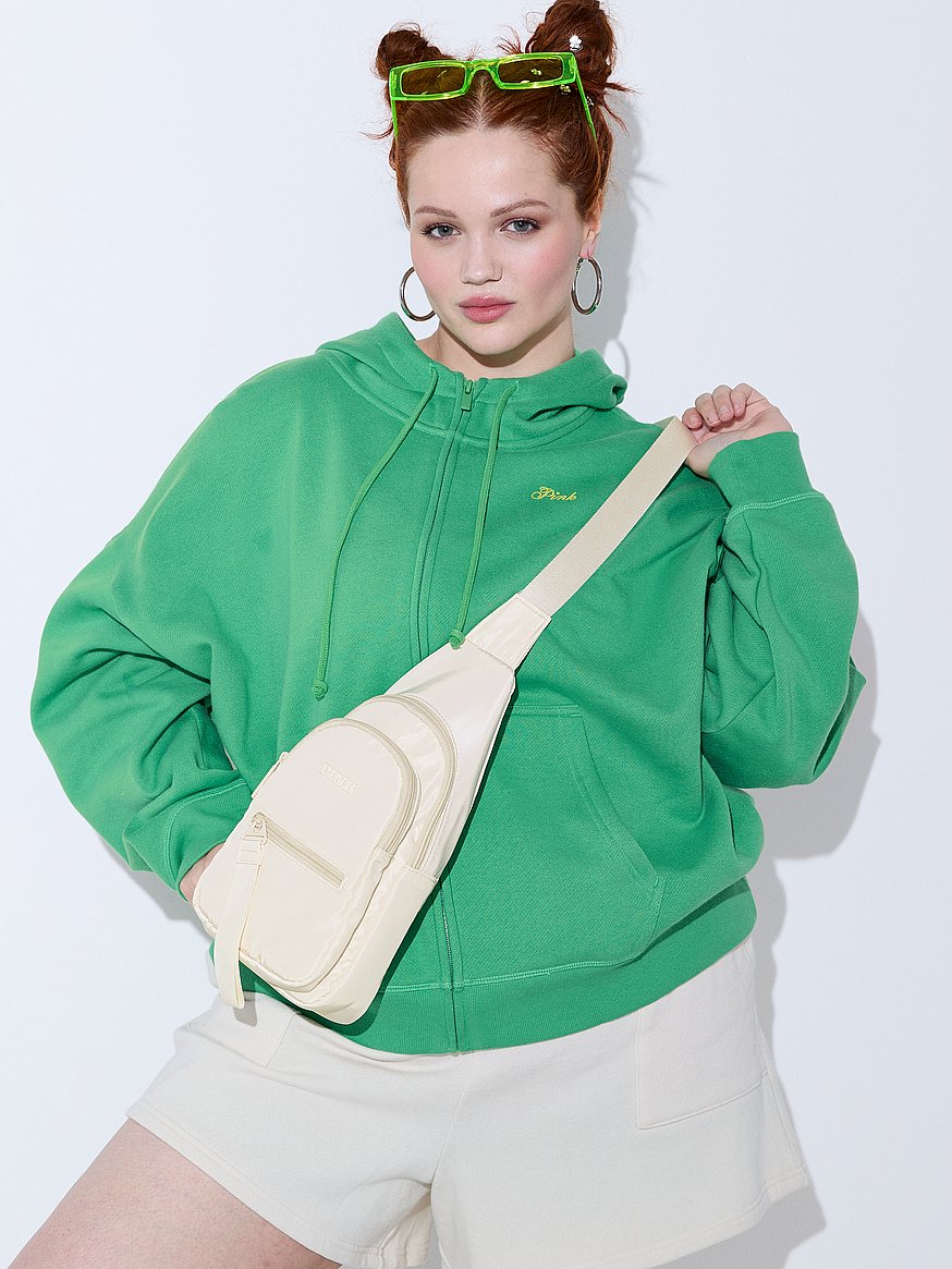 Buy Nylon Sling Backpack, White Shell - Order Bags online  display picture 3