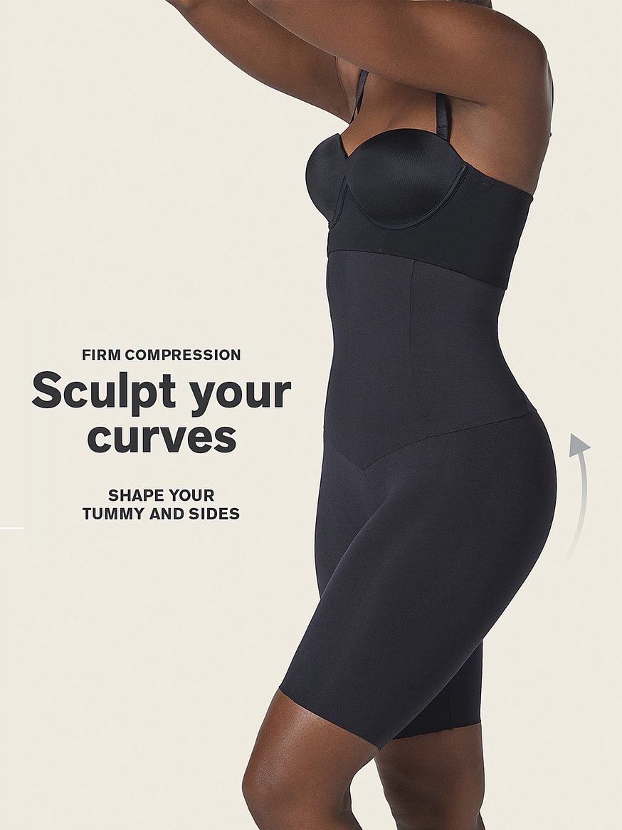 Buy Moderate Compression Extra High-Waisted Shaper Shorts, Black