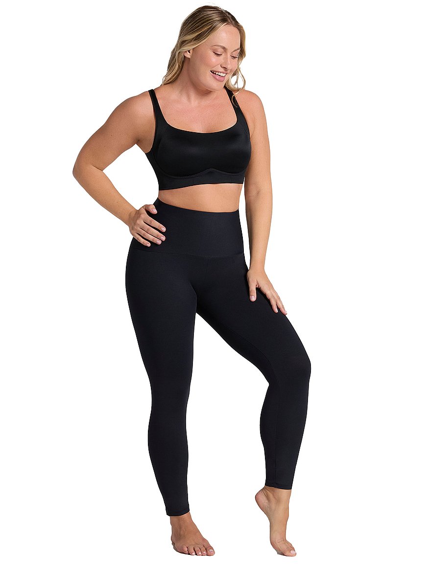 Buy Firm Compression Butt Lift Shaper Leggings, Black - Order