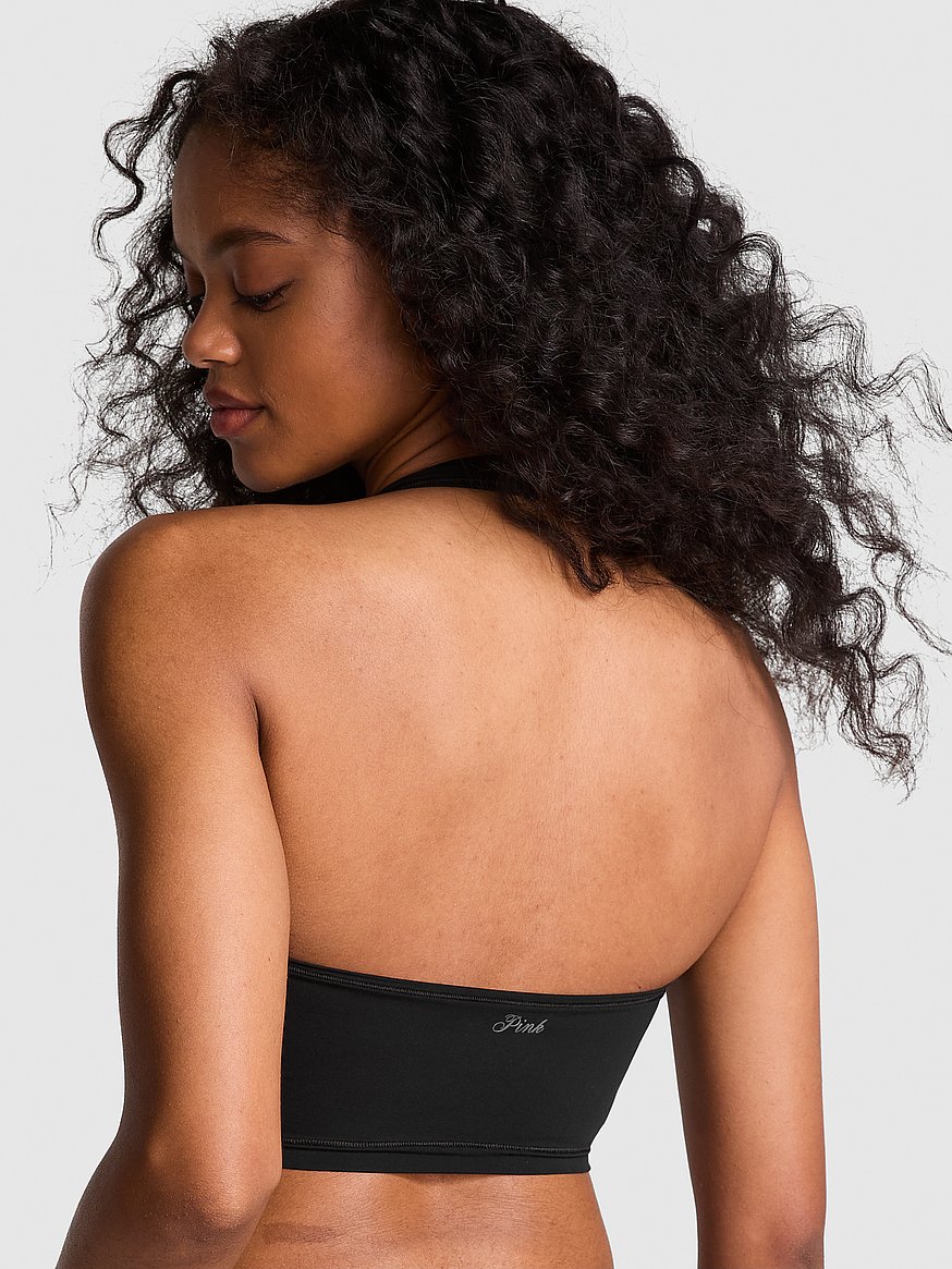 Base Stretch Halter Bra Top