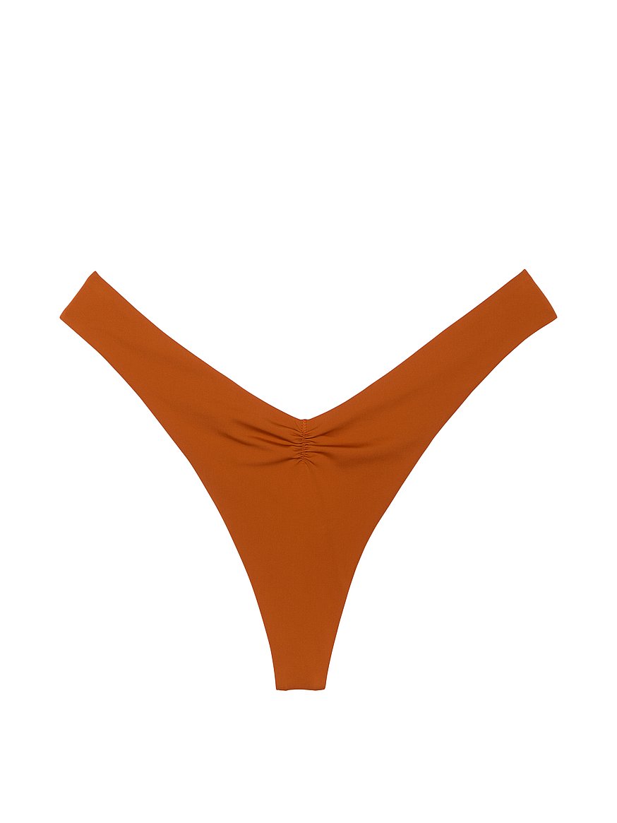 Essential Cinched Thong Bikini Bottom