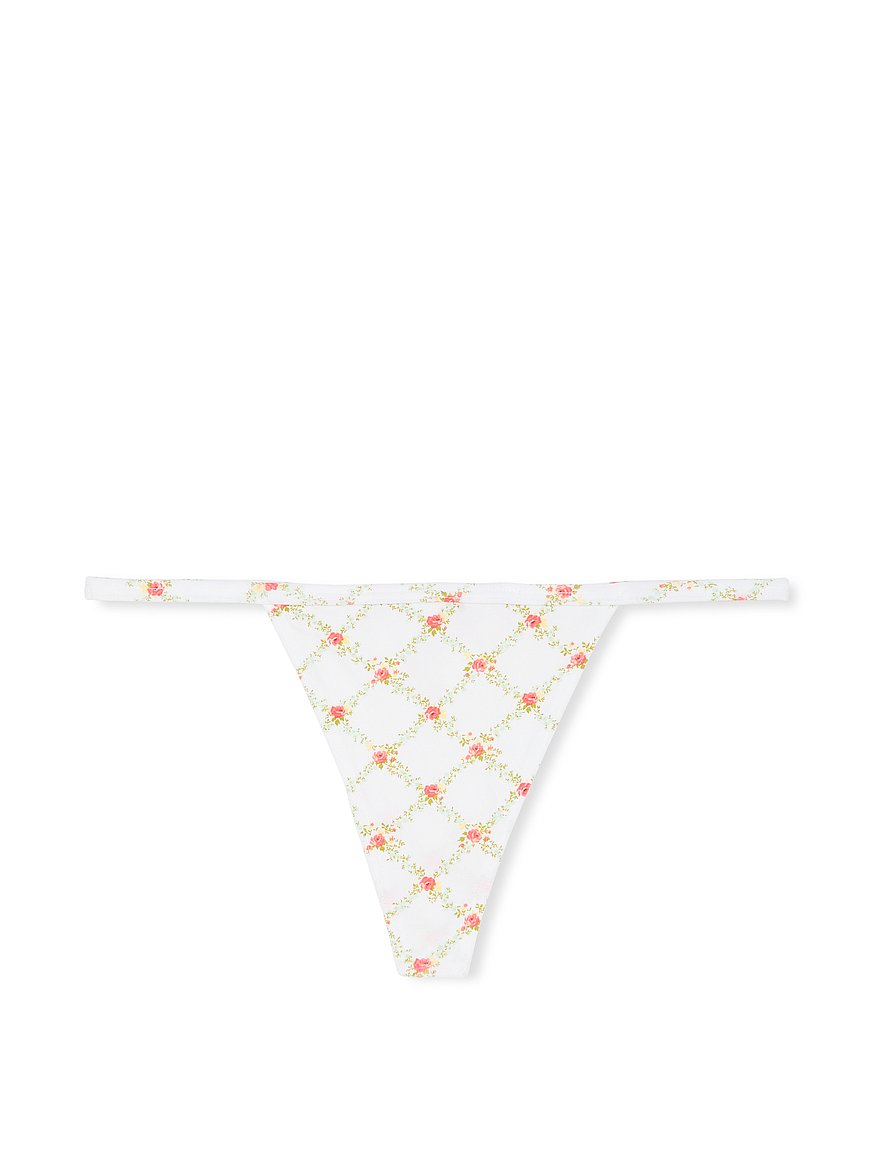 Stretch Cotton V-String Panty