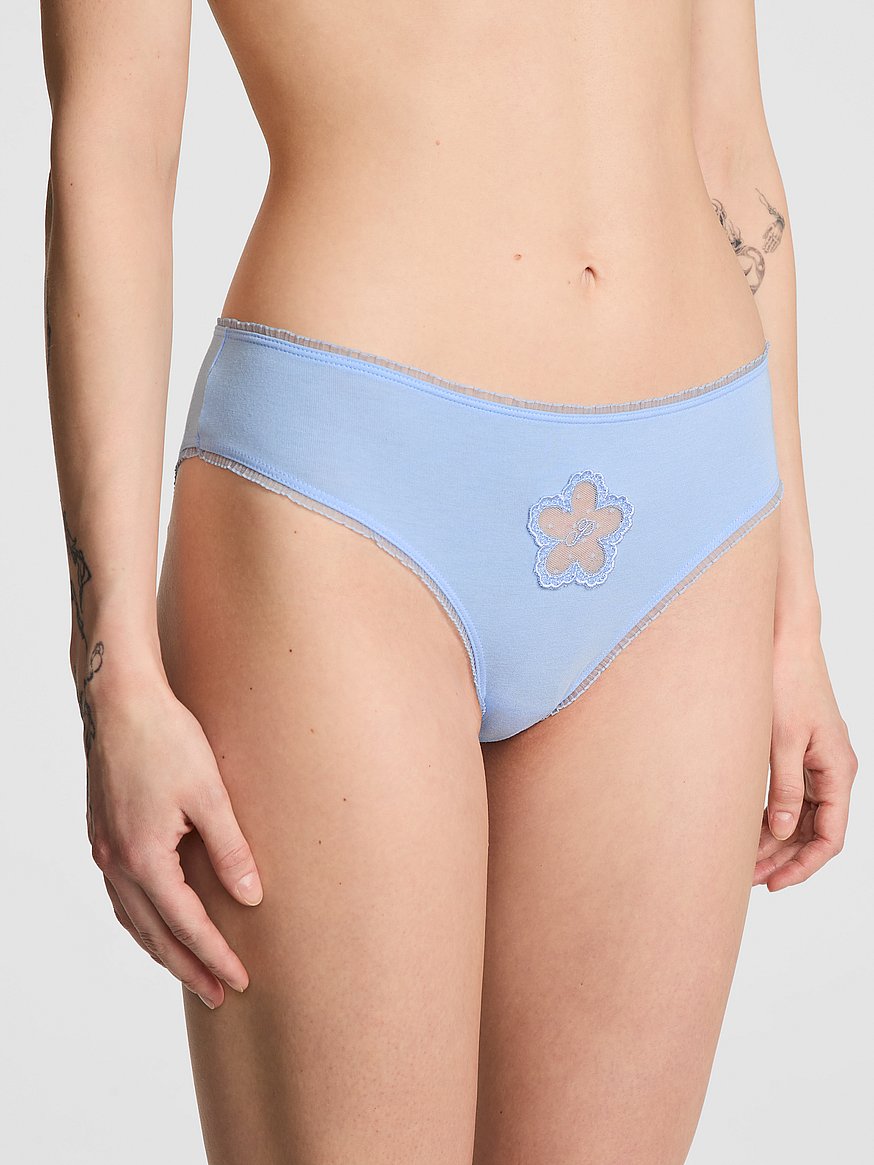 Cotton Daisy Patch Cheeky Panty