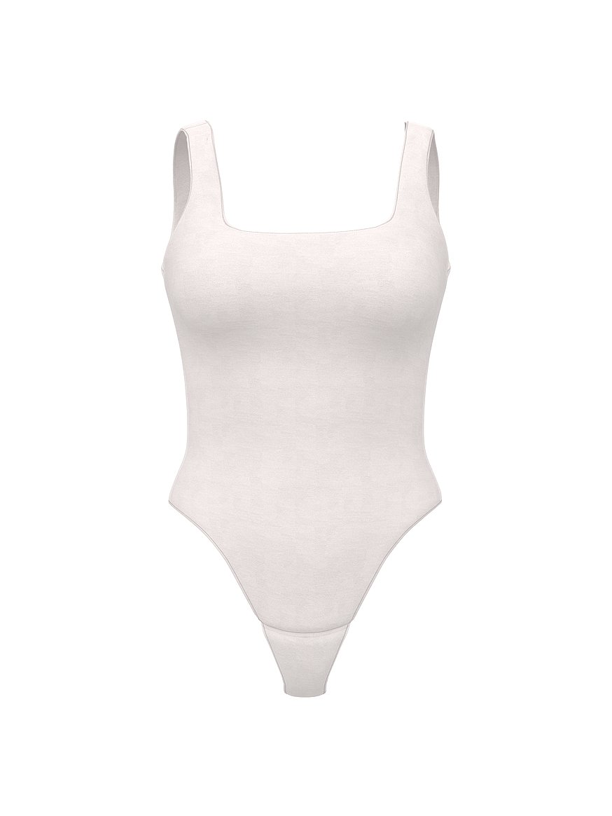Bodywear by Victoria's Secret with FeatherSoft™ Innovation Square-Neck Tank Bodysuit