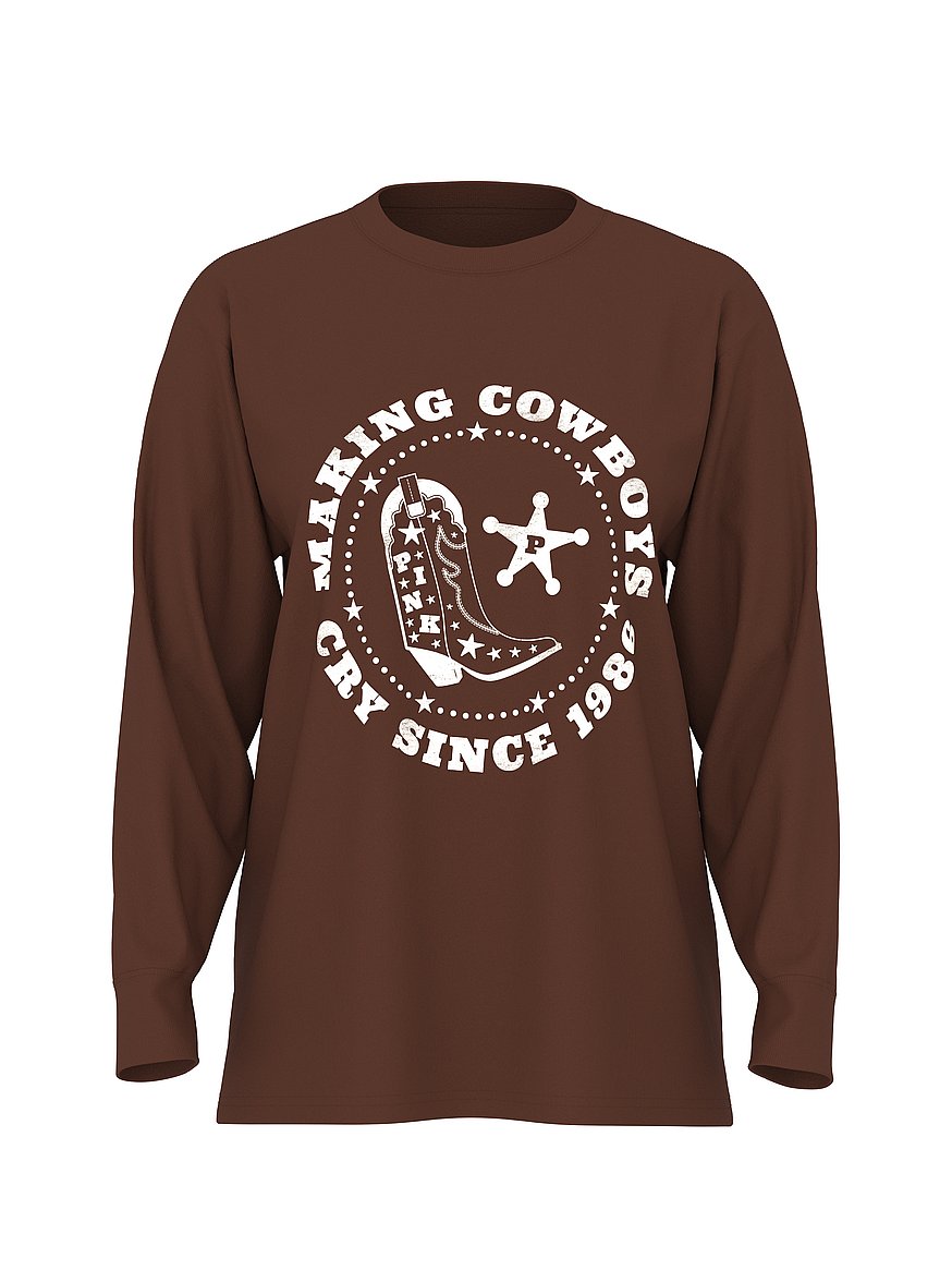 Ivy Fleece Oversized Crew Sweatshirt