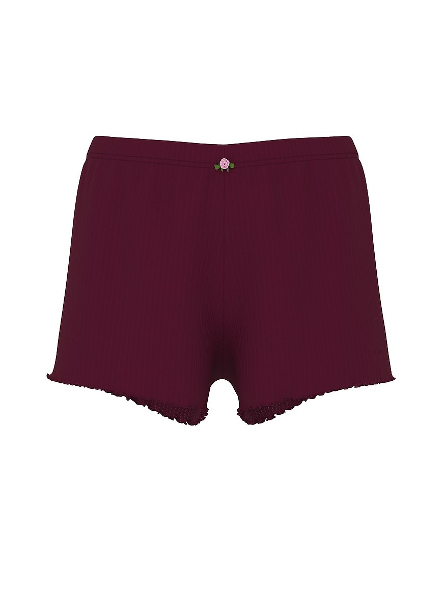 Drop Needle Pointelle Shorts