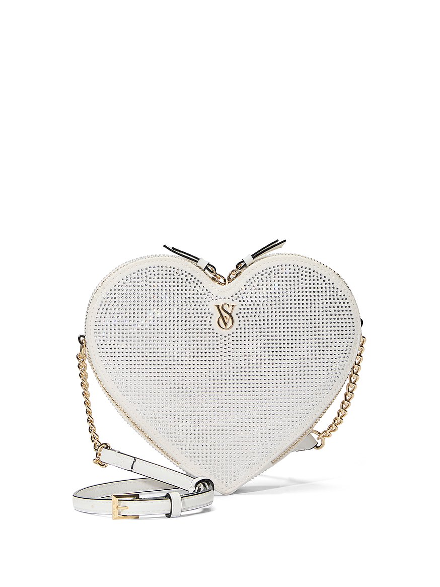 Buy Heart Crossbody Bag, White - Order Bags online - Victoria's Secret