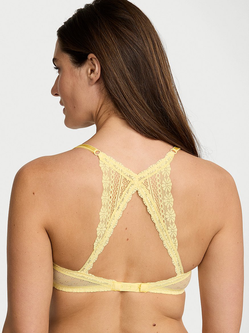 Sexy Tee Daisy Lace Wireless Push-Up Bra