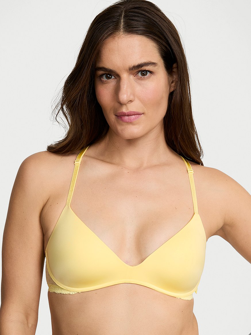 Sexy Tee Daisy Lace Wireless Push-Up Bra