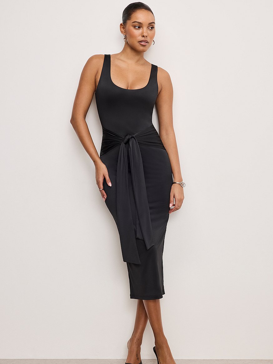 Buy Slinky Jersey Ruched Midi Dress, Black - Order Dresses online - Victoria's Secret US Buy Slinky Jersey Ruched Midi Dress, Black - Order Dresses online - Victoria's Secret US