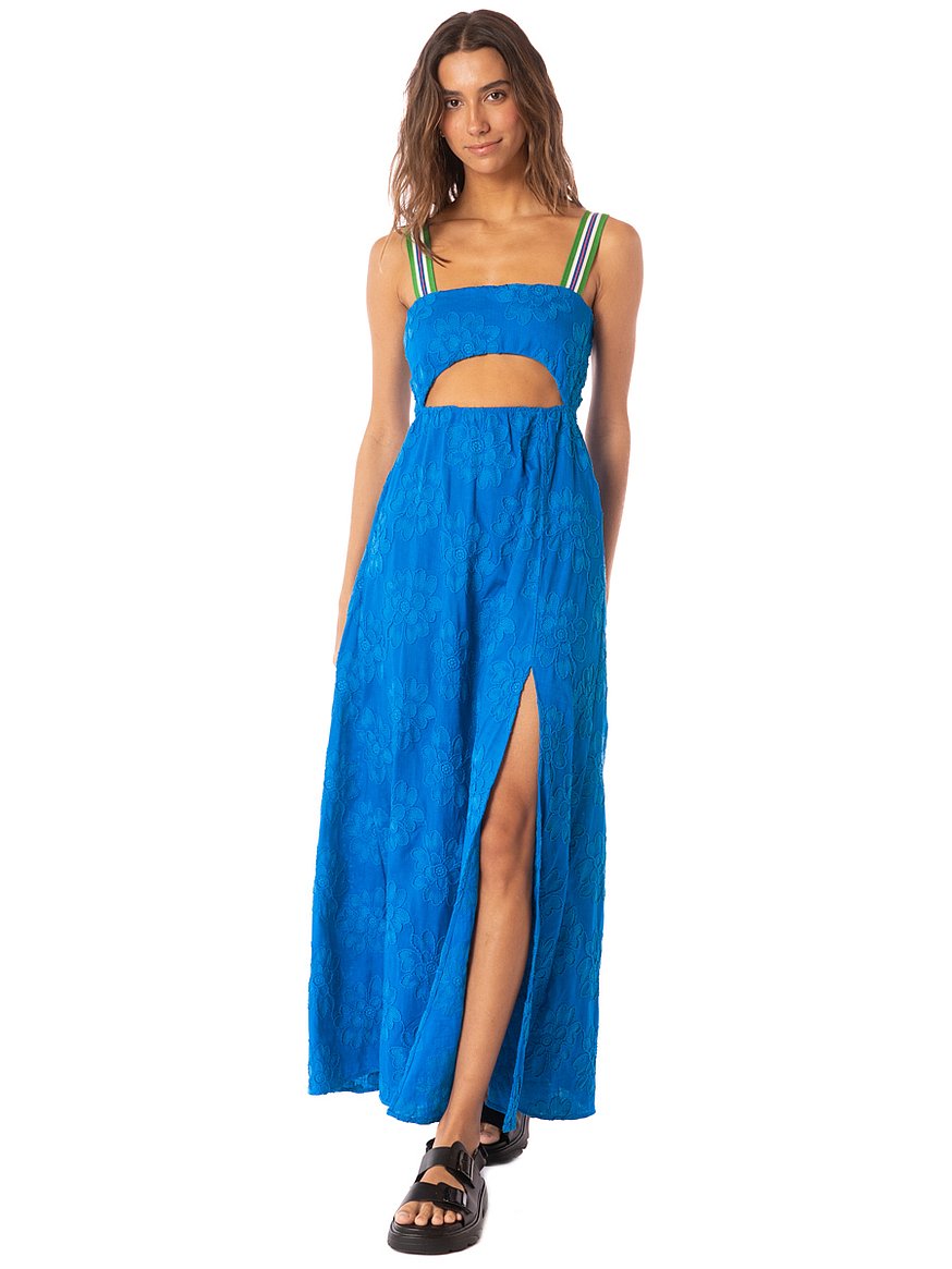 blu moon maxi dress BLU MOON By PLANET BLUE size SMALL Silk Maxi Dress Gold & Gray