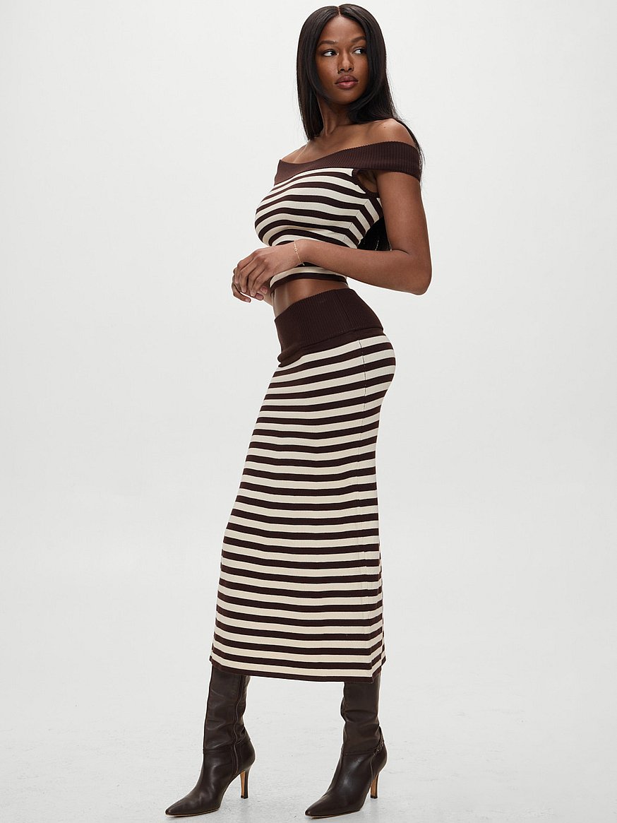 Buy Tucker Knit Top, Cowboy Stripe - Order Tops online