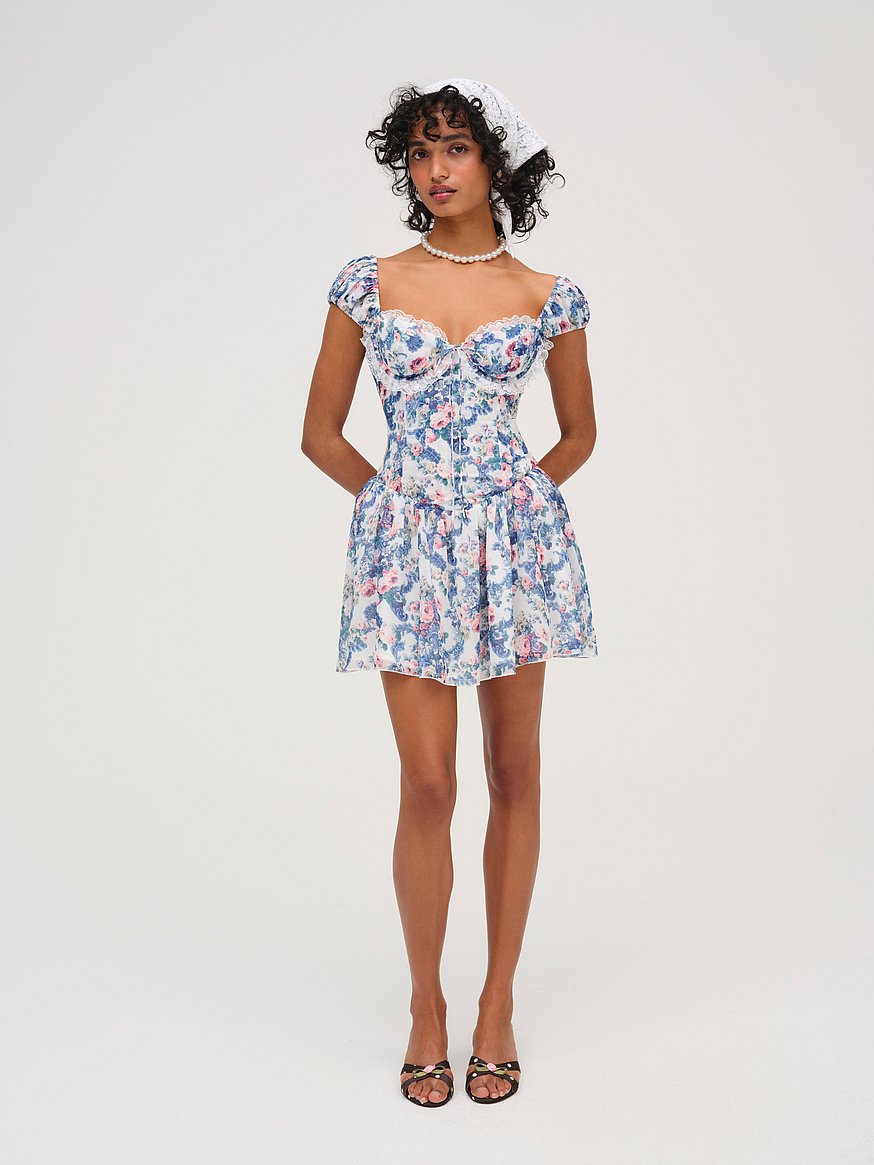 Audrey Floral Mini Dress