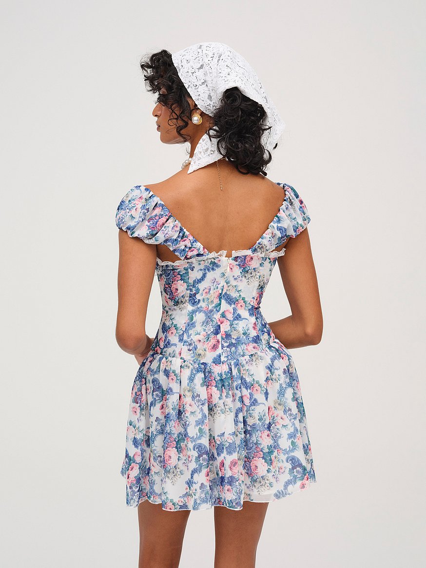 Audrey Floral Mini Dress