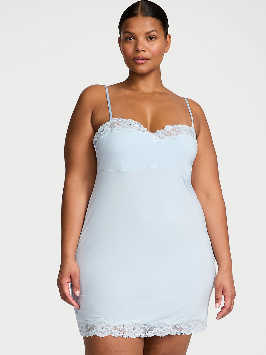 full slip slip with lace bottom