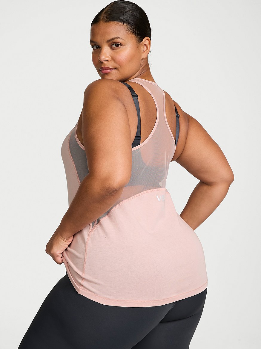 新品❤️VSX SEXY SPORT❤️ピンク タンクトップ❤️ヨガランニング Buy VSX Cotton Jersey Racerback Tank Top, Bare Pink - Order Tops