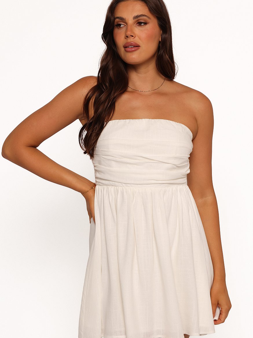 Buy Katy Strapless Mini Dress, White - Order Dresses online - Victoria's  Secret US