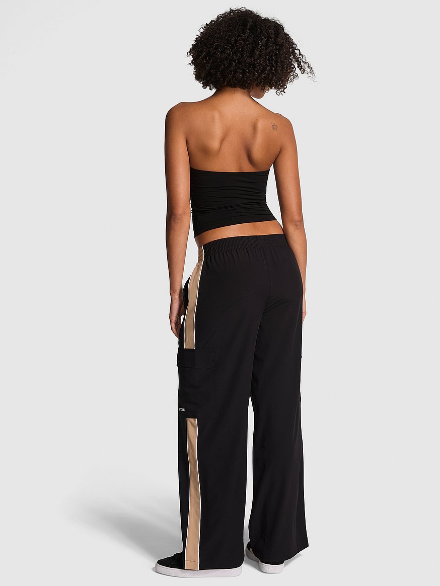 Tech Woven Wide-Leg Pants