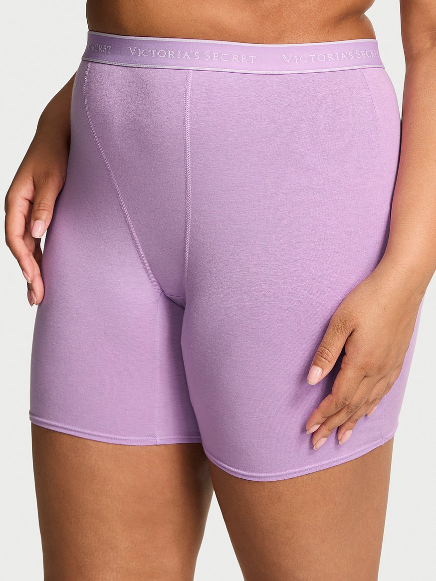 Logo Cotton High-Waist Boxer Brief