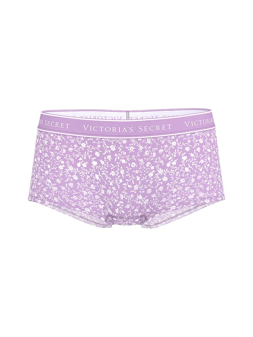 Logo Cotton Boyshort Panty