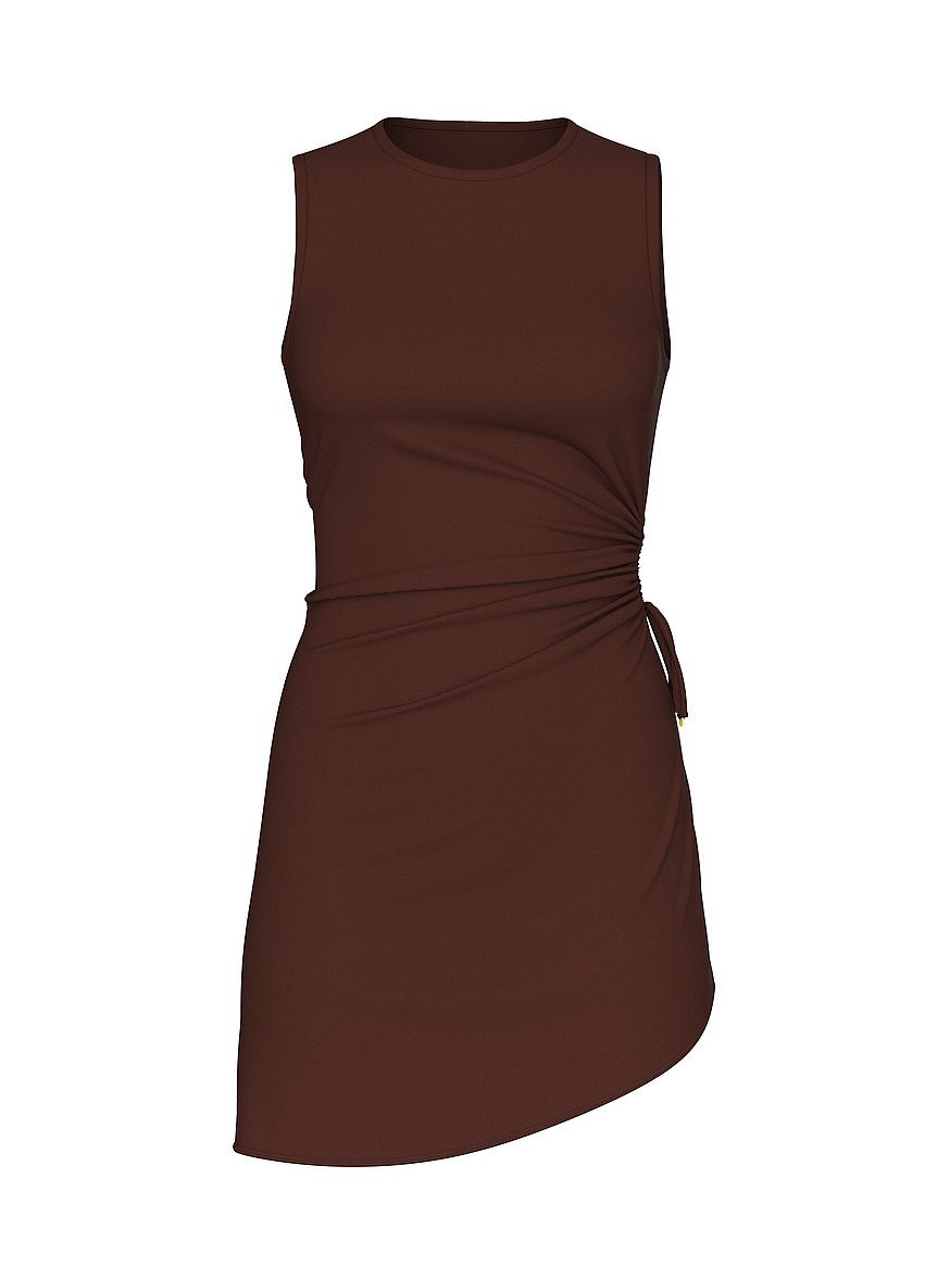 Beachwear Swim Ruched Mini Dress