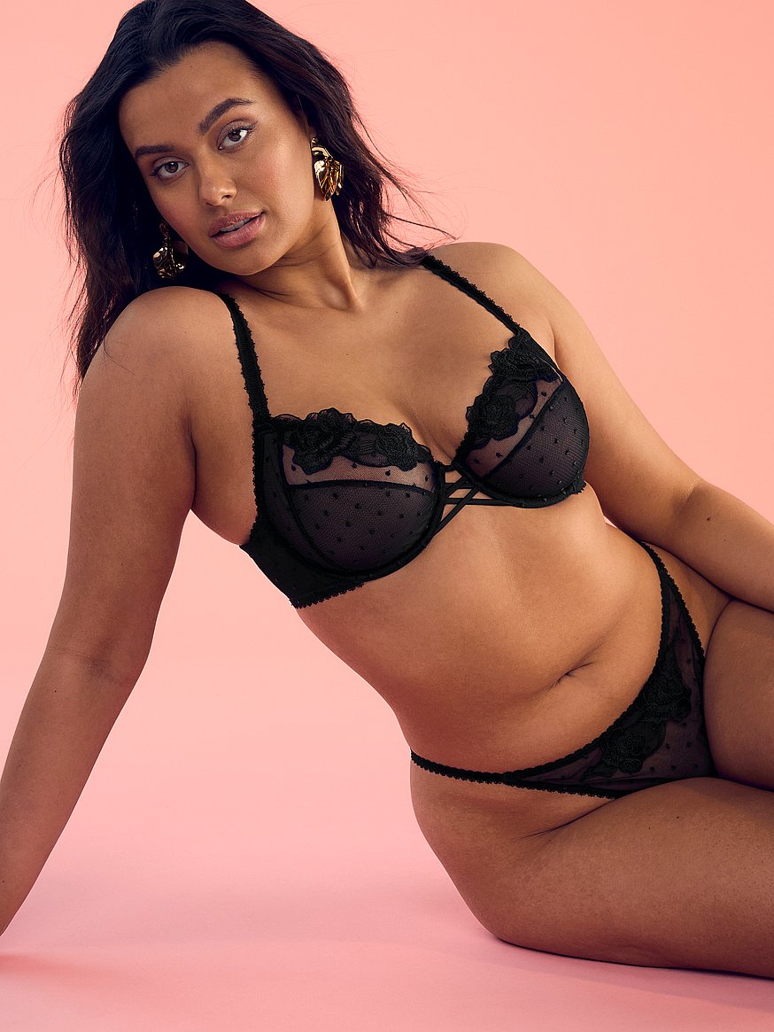 Sheer Rose Brazilian Panty