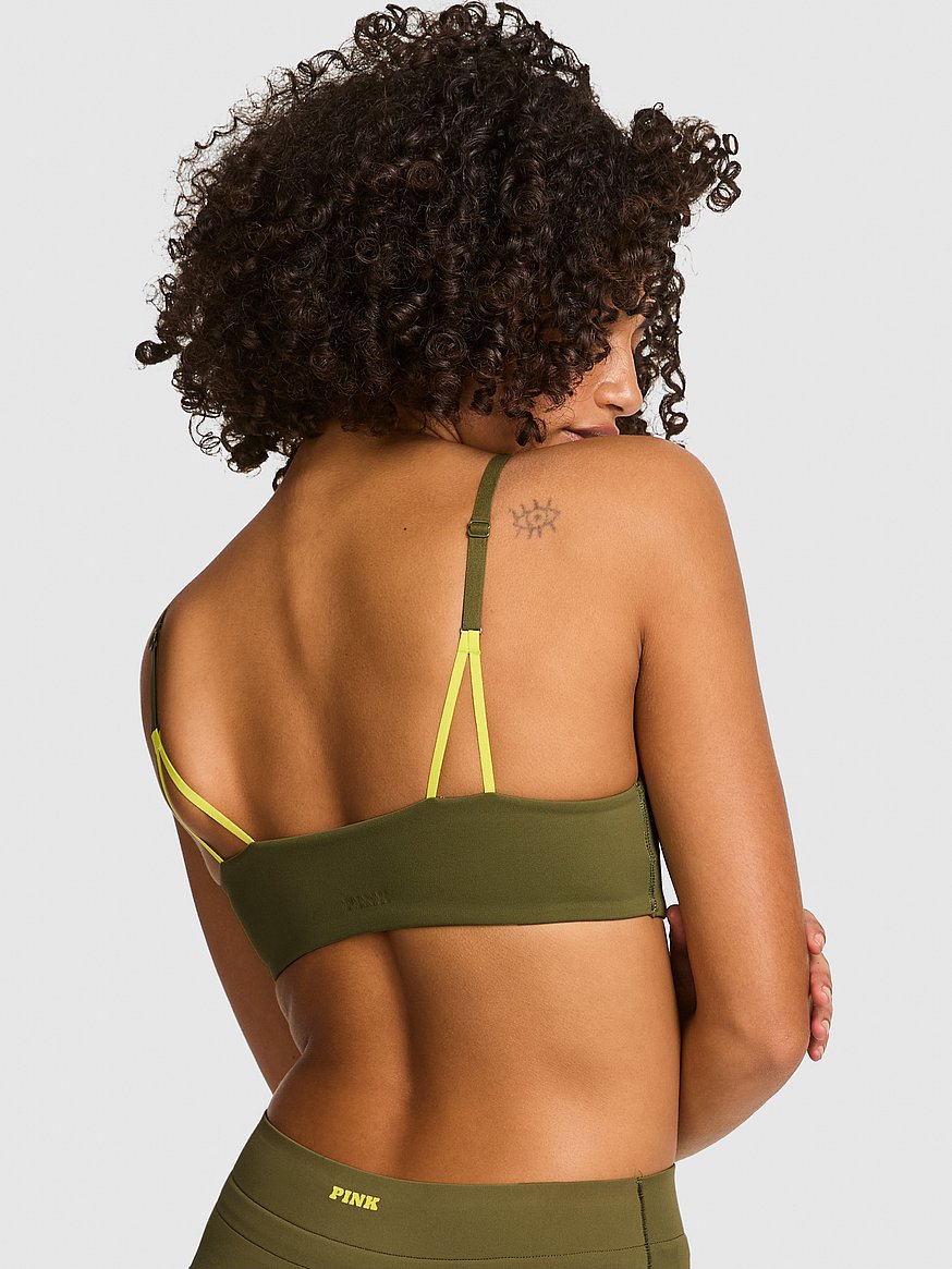 Relay Square-Neck Sports Bra