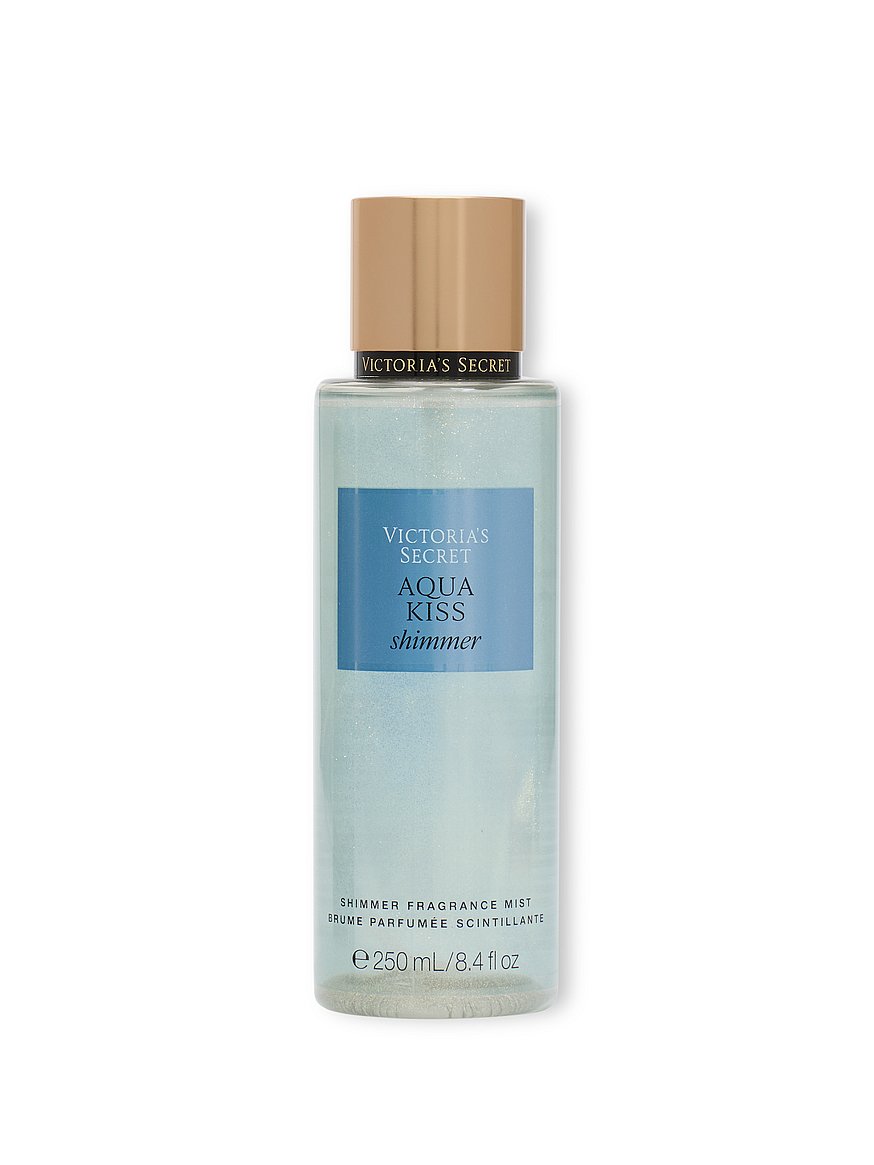 victoria secret body mist aqua kiss shimmer