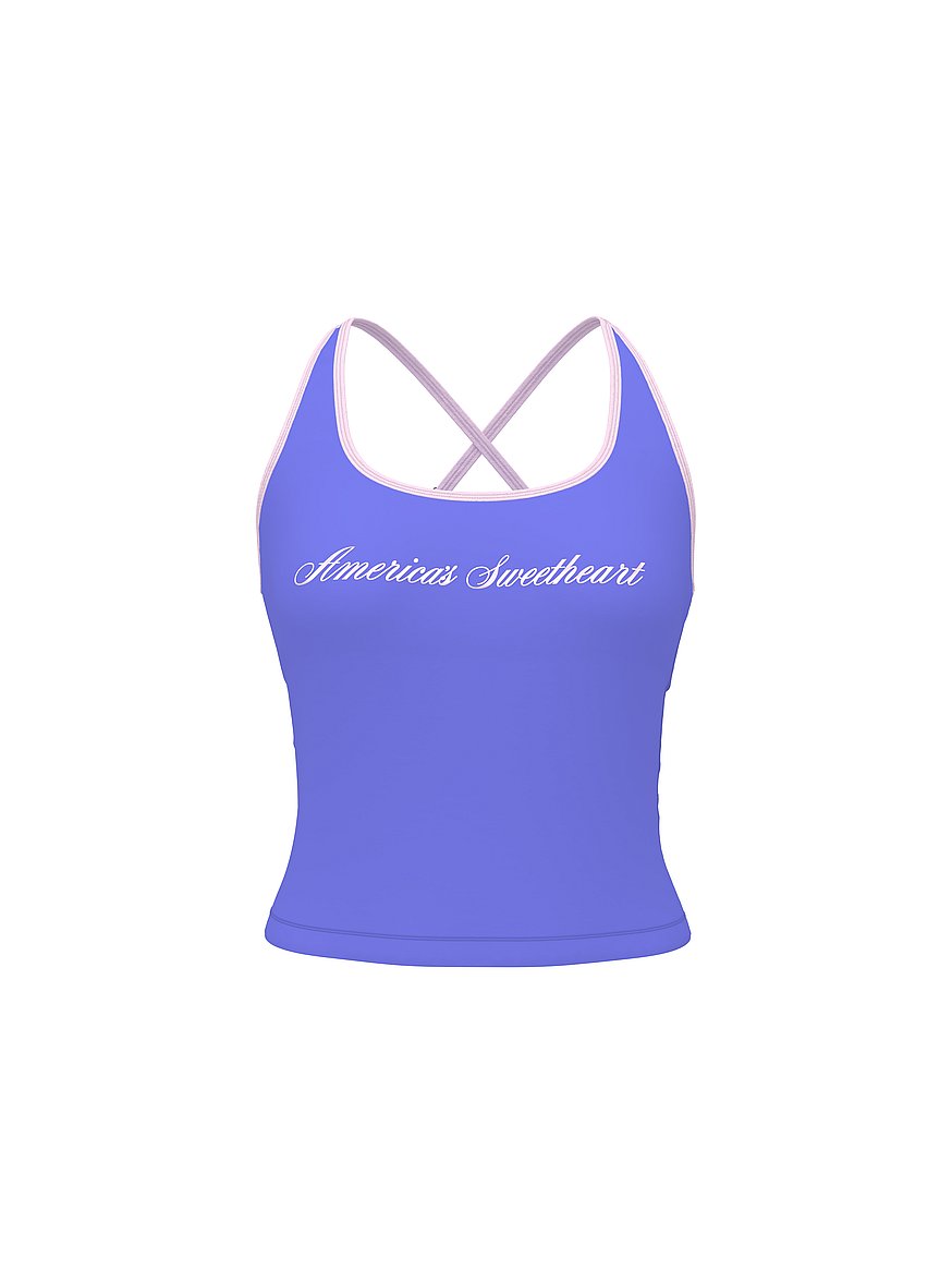 All-Day Cotton Square-Neck Bra Tank