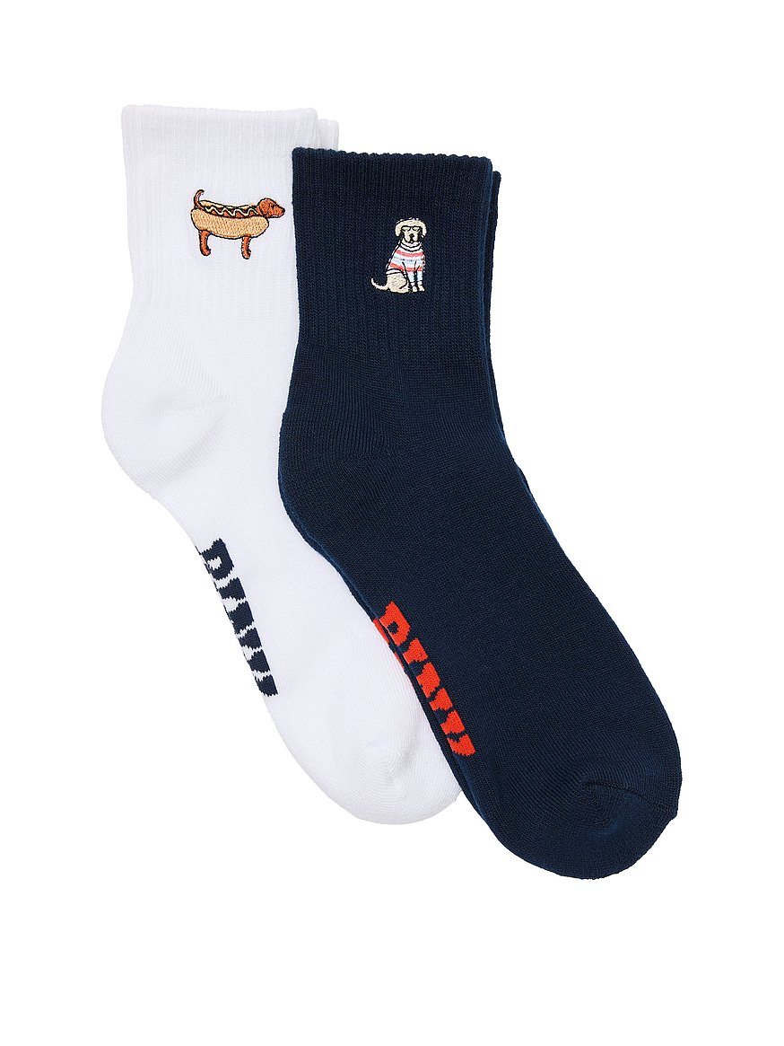 2-Pack Quarter Socks