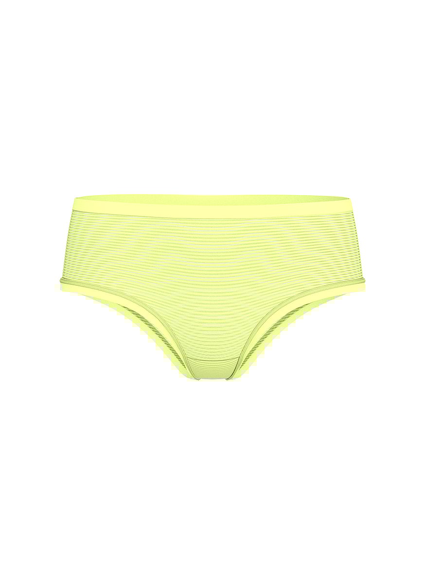 No-Show Stripe Mesh Cheeky Panty