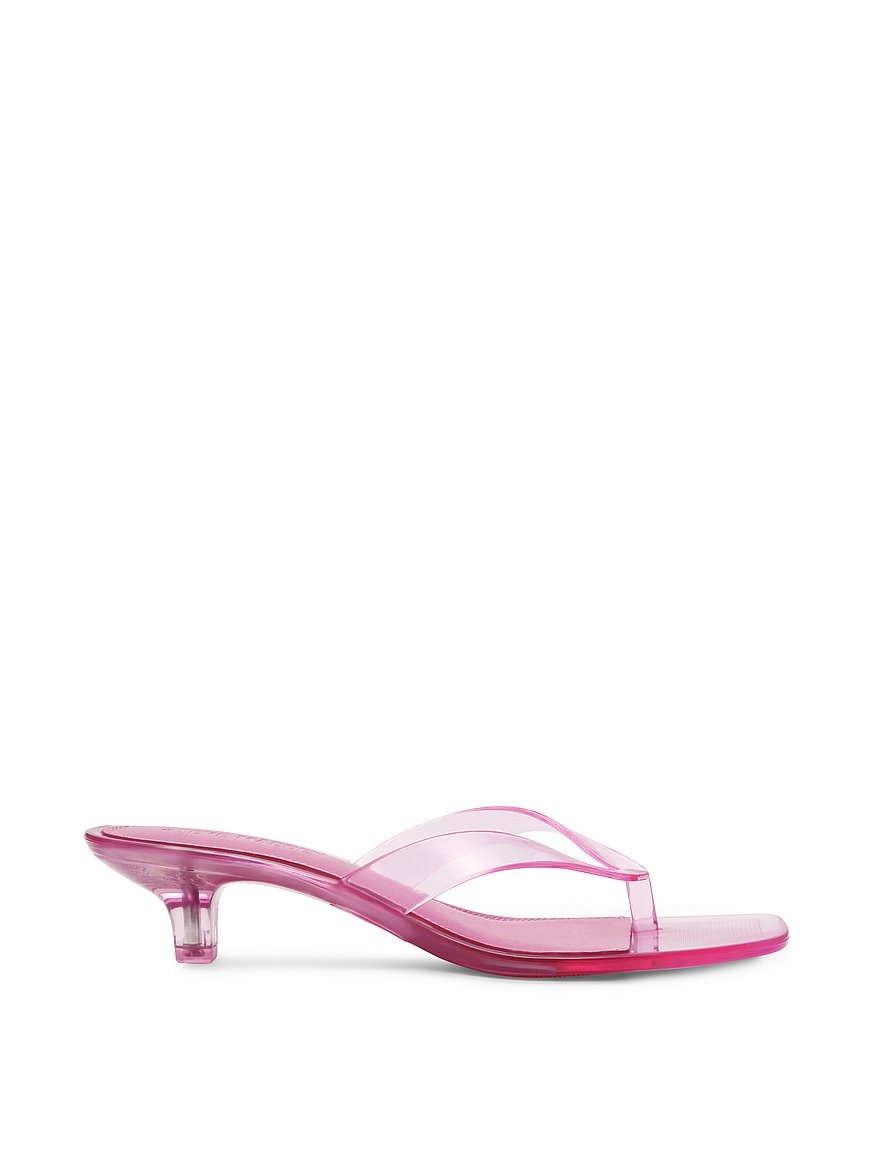 Buy Tracie Jelly Kitten Heels, Pink - Order W SHOES PUMPS online - PINK US