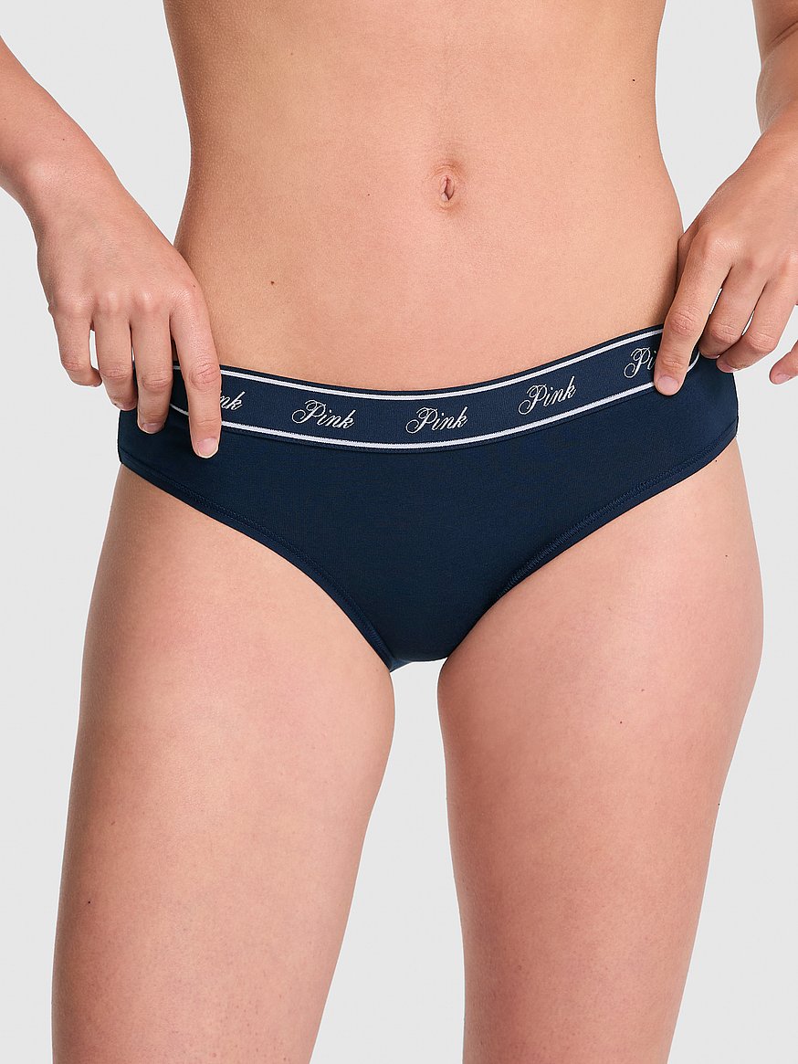 Logo Cotton Hiphugger Panty