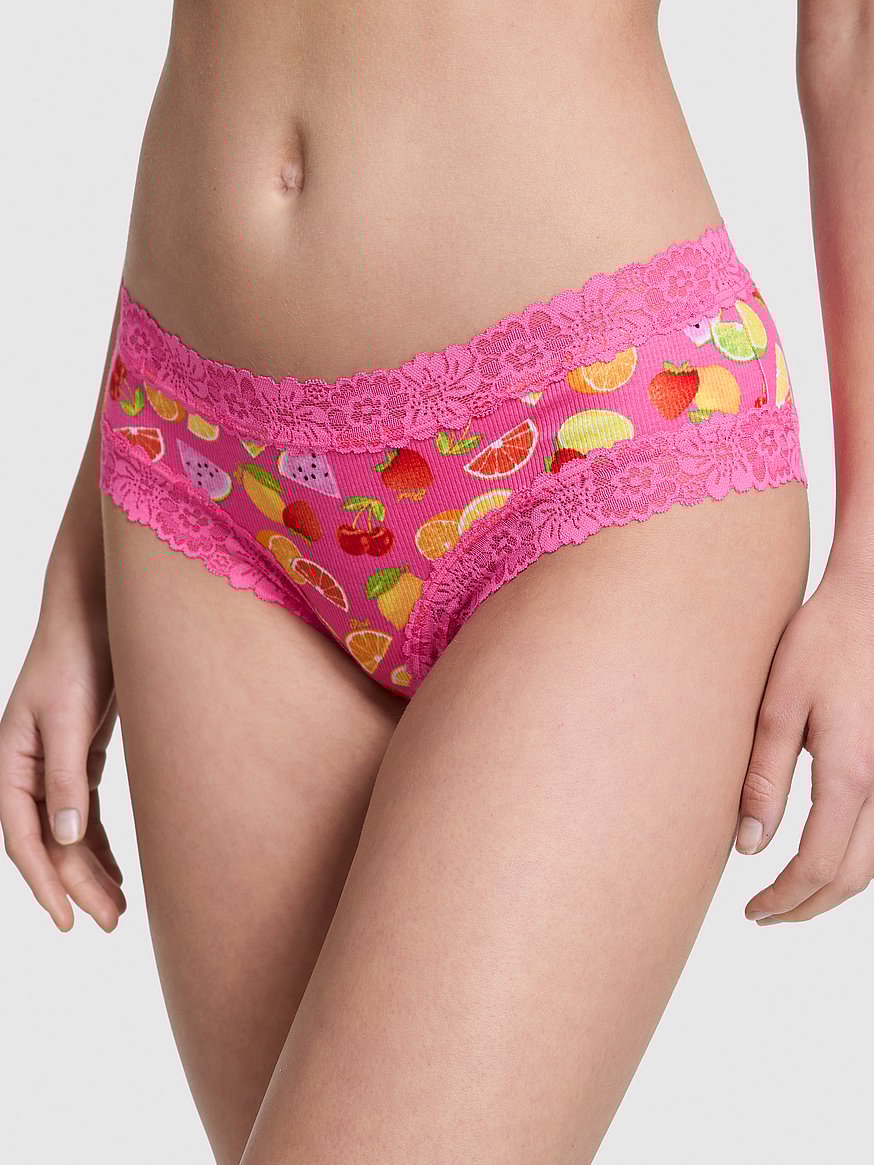 Wink Lace-Trim Cheeky Panty