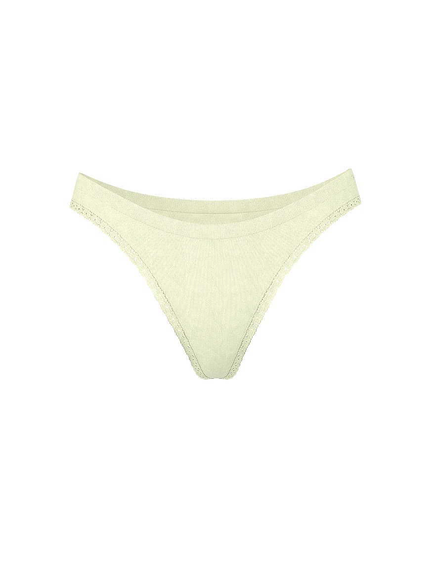 Seamless High-Leg Thong Panty