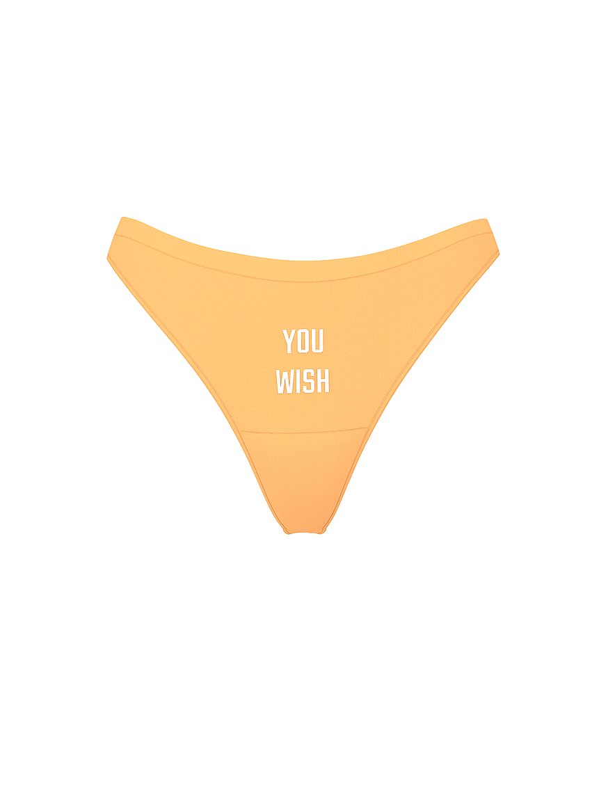 Seamless High-Leg Thong Panty