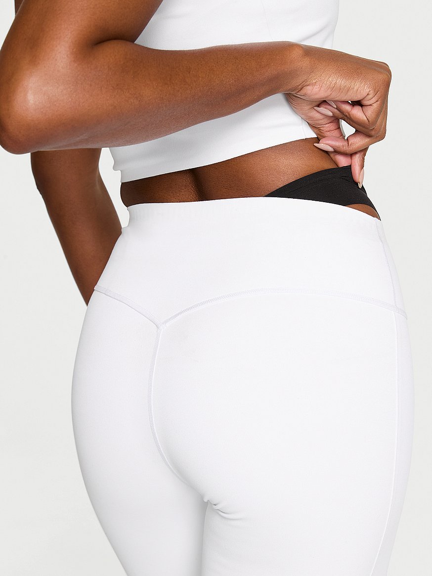 Buy VSX Incredible Coverage™ Flare Legging, Vs White - Order Bottoms online  - Victoria's Secret