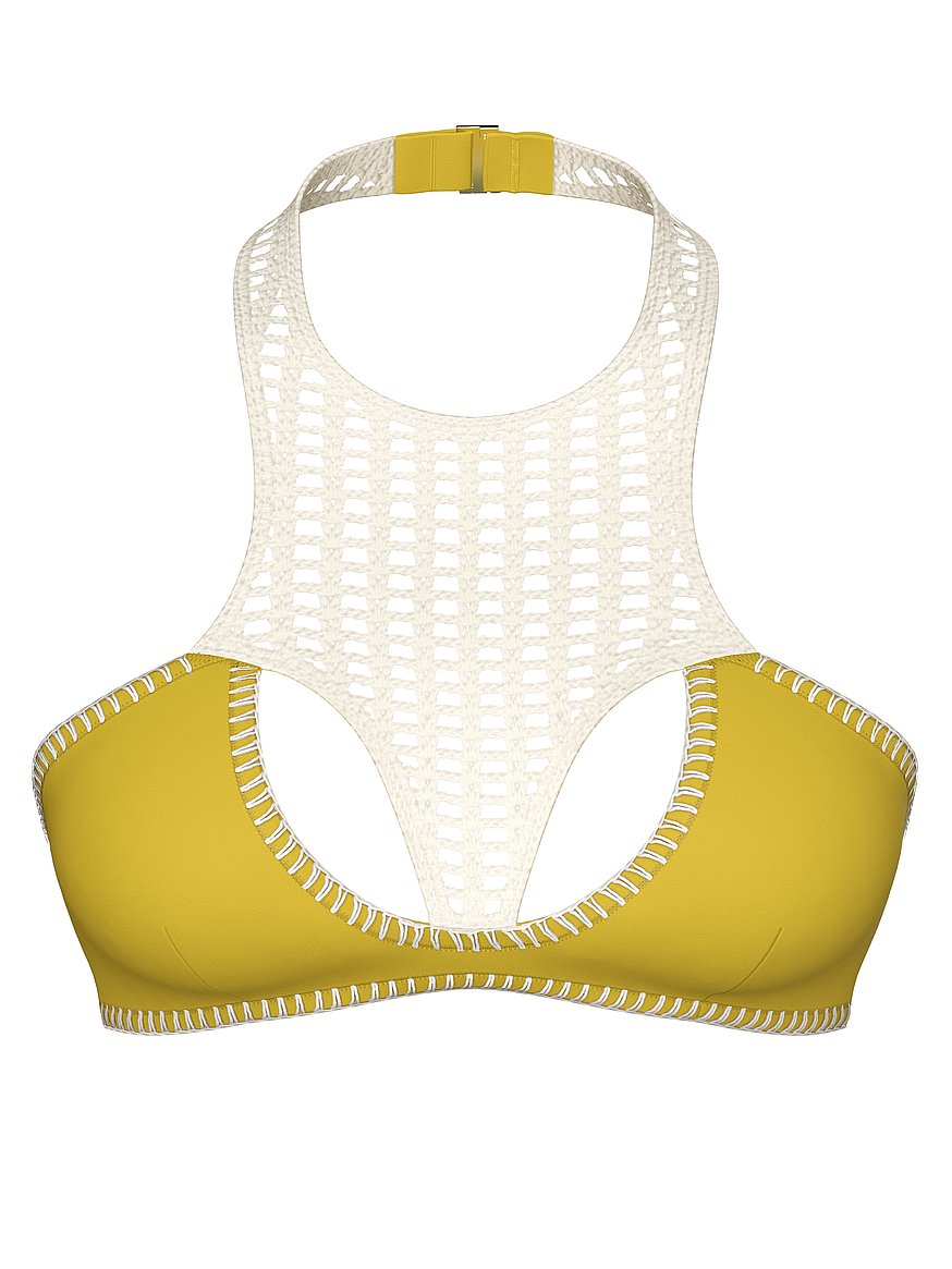 Archives Crochet Scuba High-Neck Bikini Top