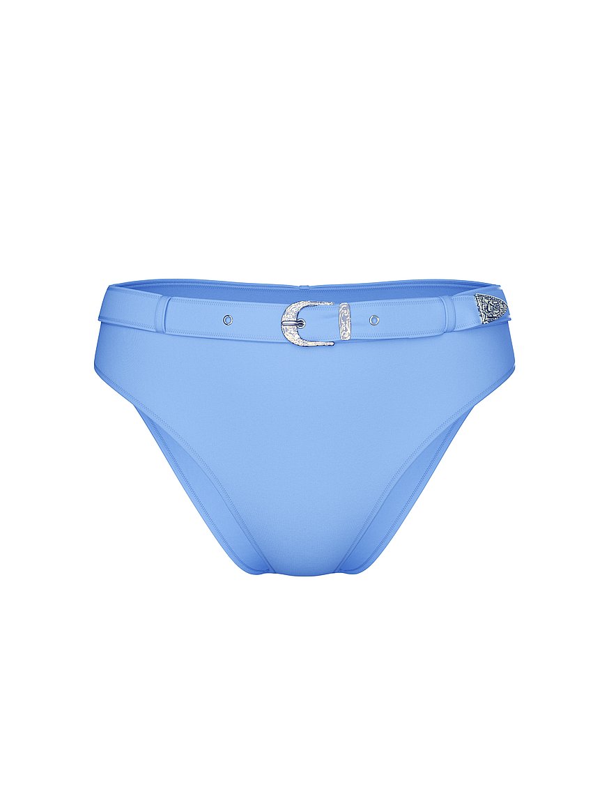 High-Rise Buckle Cheeky Bikini Bottom